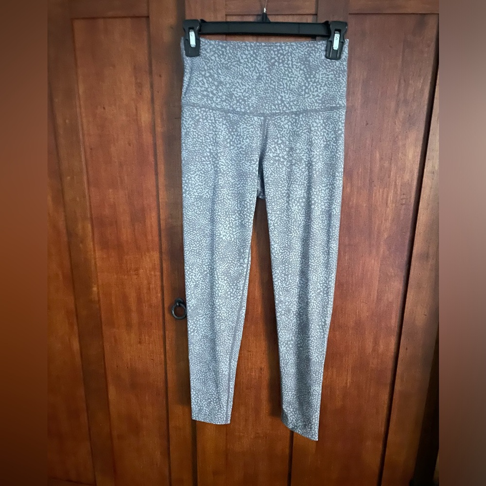NWOT FLX Leggings Gray & Blue Size S